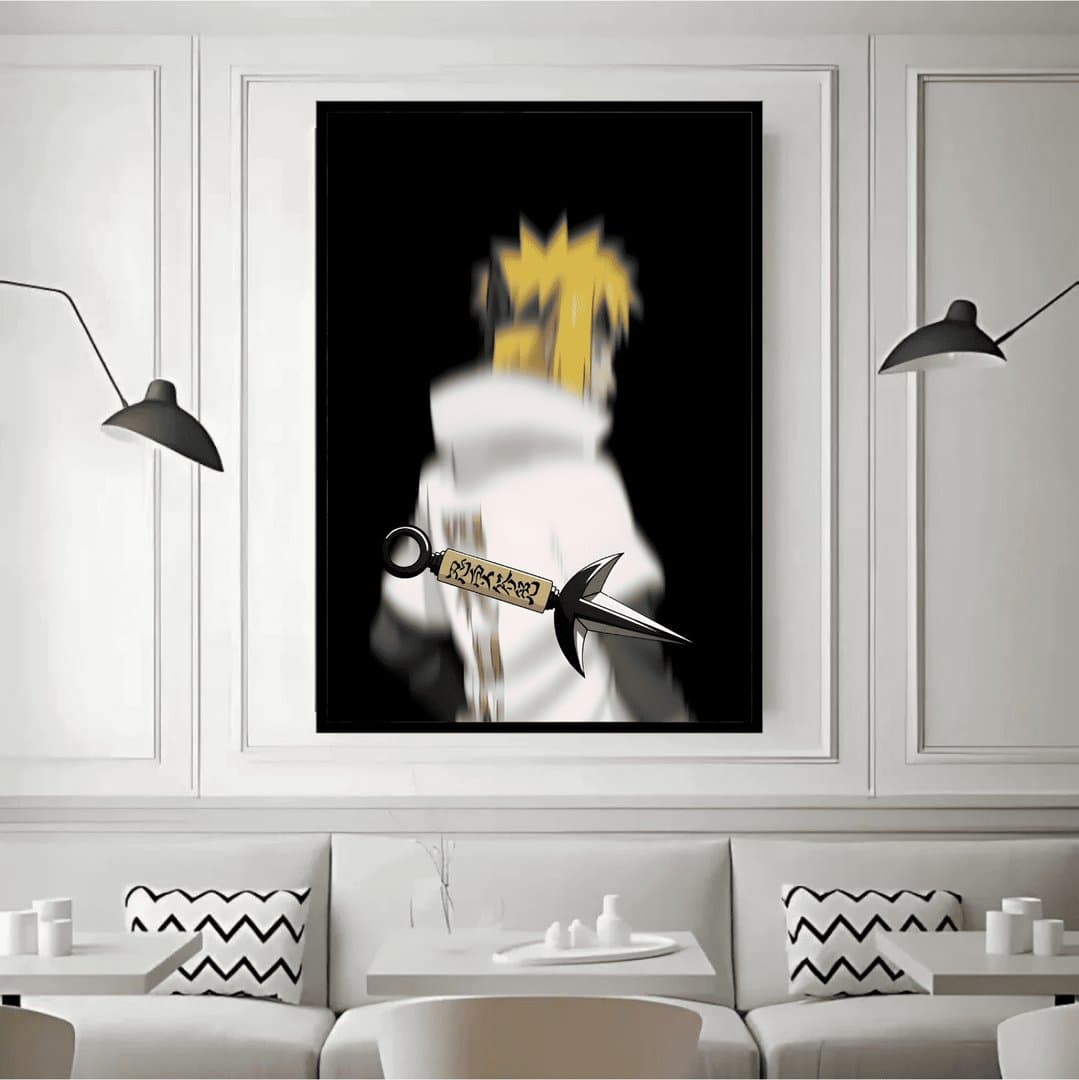 Minato Namikaze (Naruto) Frame & Poster | HD Acrylic Anime Wall Decor for Home & Office | Wall Ready Design Frames & Posters 3