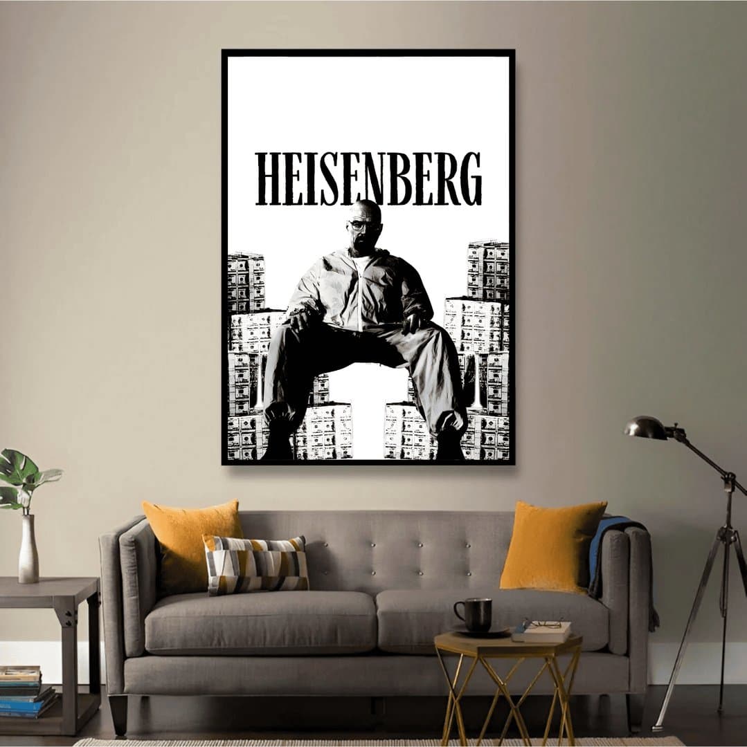 Heisenberg - Breaking Bad (Movie) Frame & Poster | HD Acrylic Movie Wall Decor for Home & Office | Wall Ready Design Frames & Posters 3