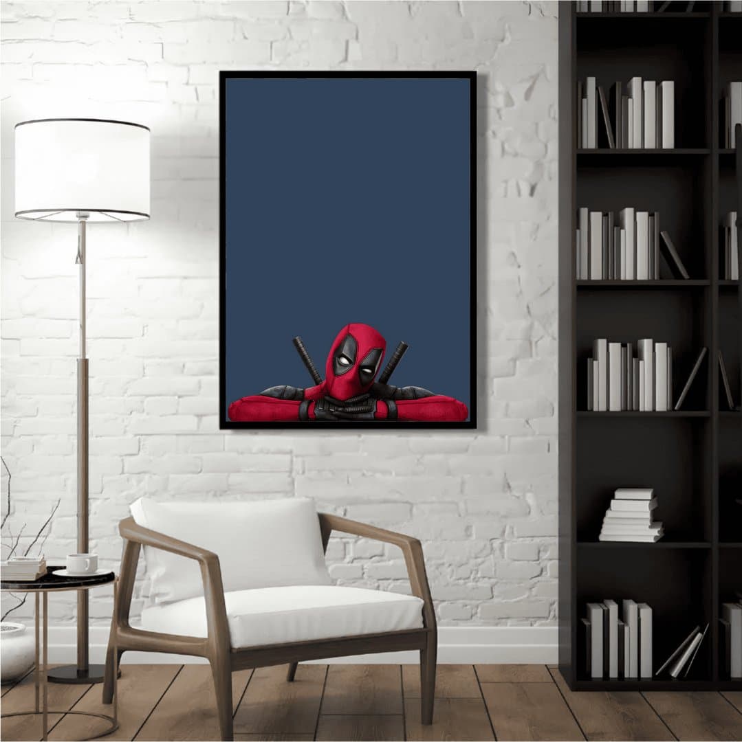 Deadpool Aesthetic Superhero Wall Decor (Movie) Frame & Poster | HD Acrylic Movie Wall Decor for Home & Office | Wall Ready Design Frames & Posters 5