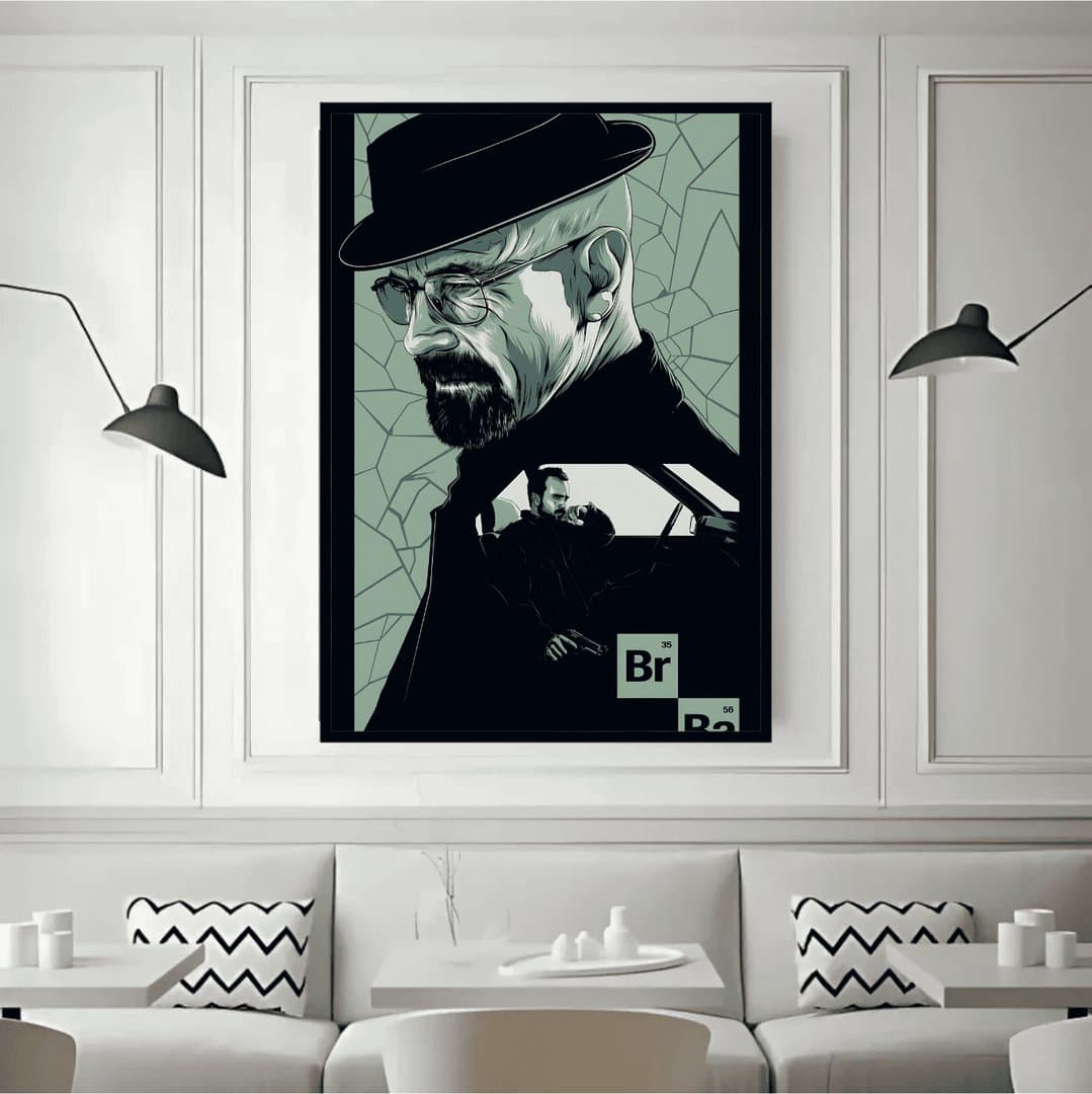 Walter White - Breaking Bad (Movie) Frame & Poster | HD Acrylic Movie Wall Decor for Home & Office | Wall Ready Design Frames & Posters 2