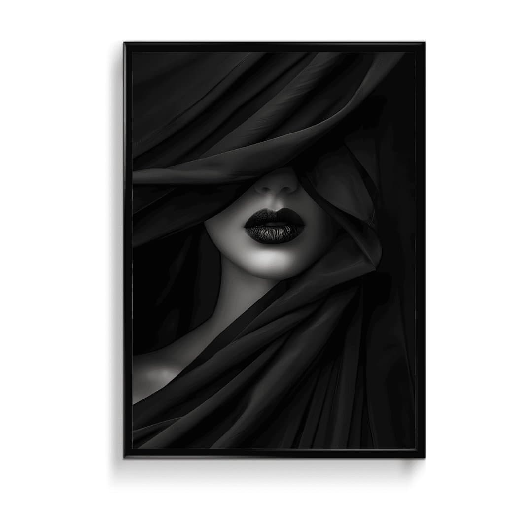 Modern Abstract Female Portrait (For Her) Frame & Poster | HD Acrylic For Her Wall Decor for Home & Office | Wall Ready Design Frames & Posters 1