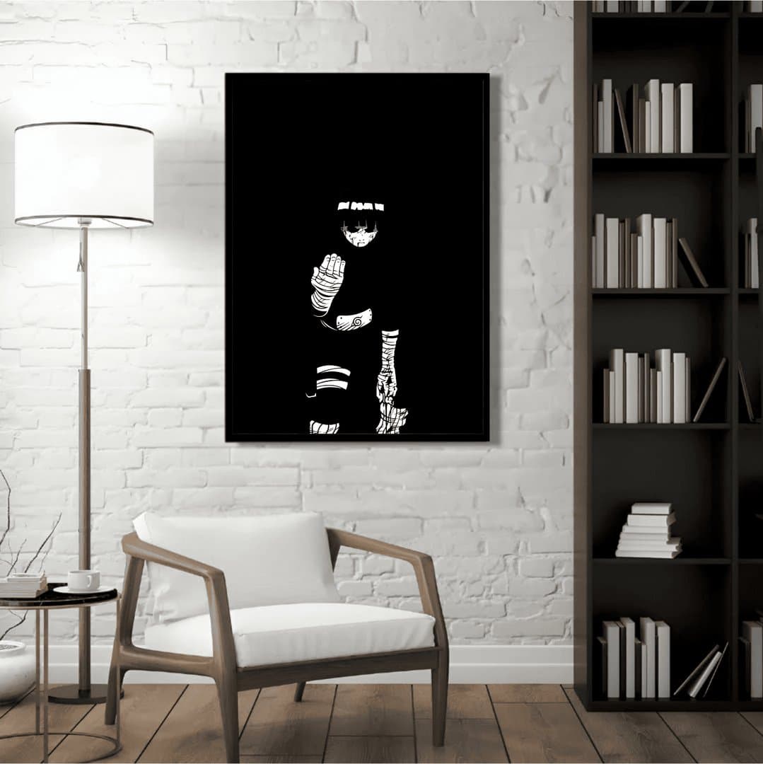 Rock Lee (Naruto) Frame & Poster | HD Acrylic Anime Wall Decor for Home & Office | Wall Ready Design Frames & Posters 3