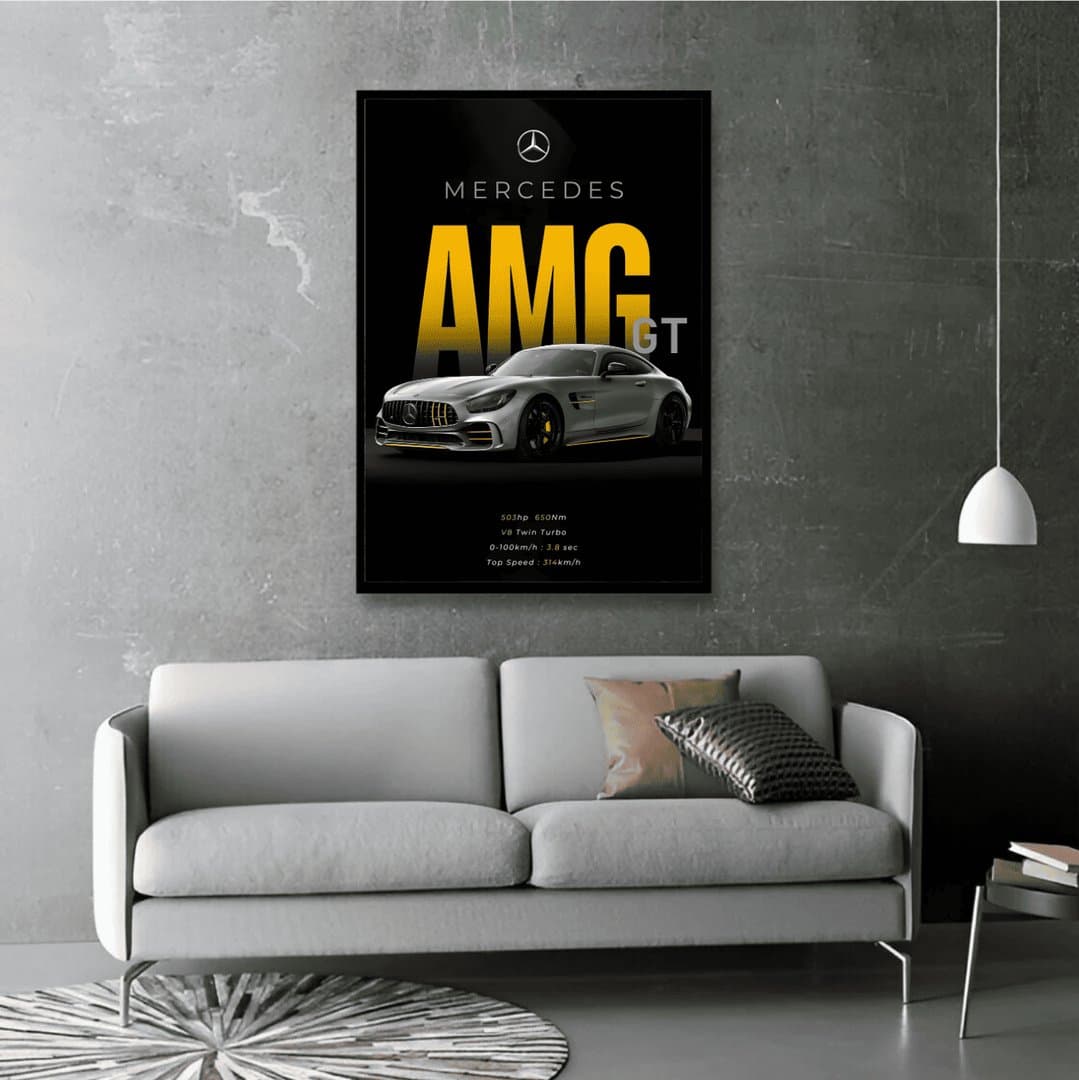 Mercedes-Benz G 63 AMG Frame & Poster | HD Acrylic Car Wall Decor for Home & Office | Wall Ready Design Frames & Posters 4