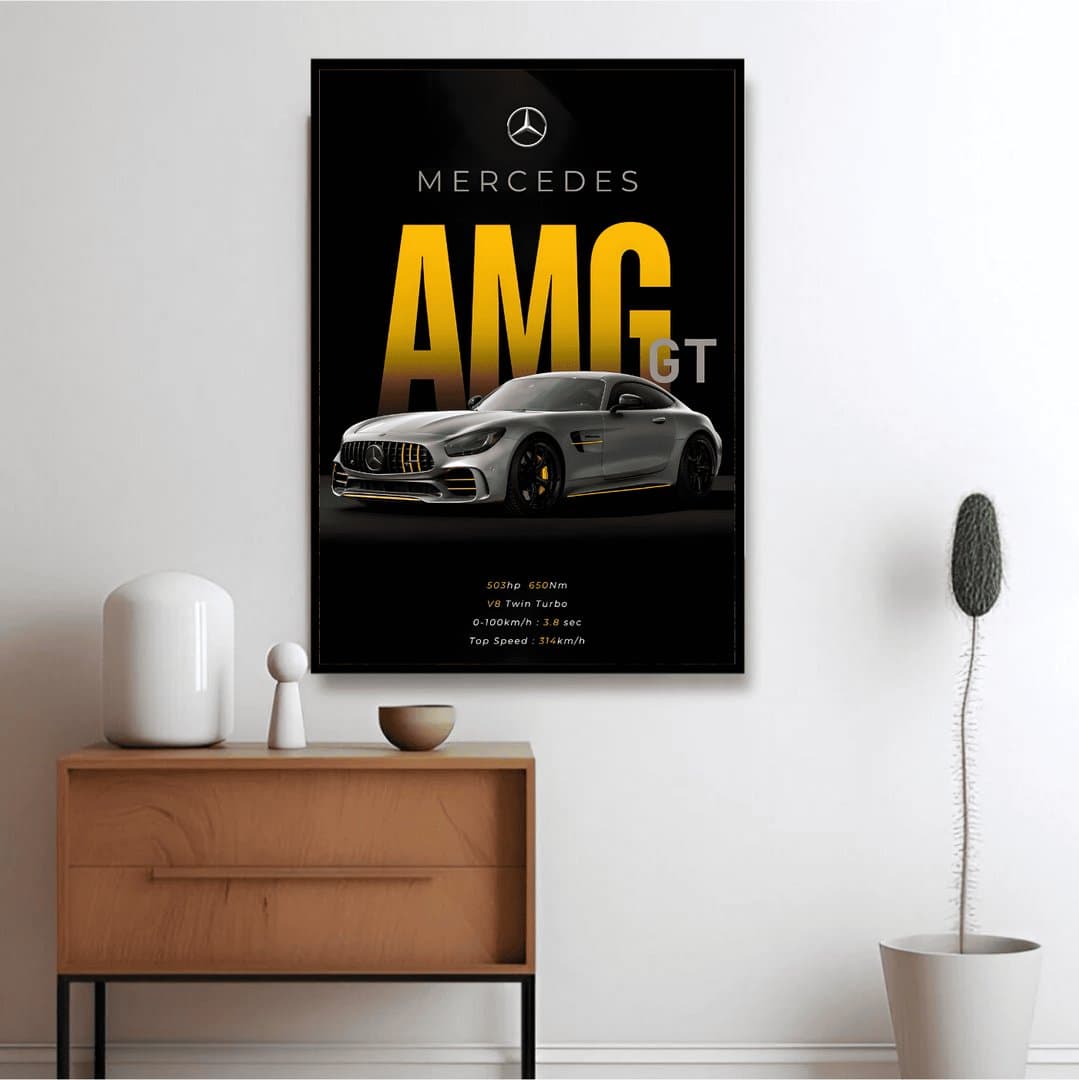 Mercedes-Benz G 63 AMG Frame & Poster | HD Acrylic Car Wall Decor for Home & Office | Wall Ready Design Frames & Posters 2
