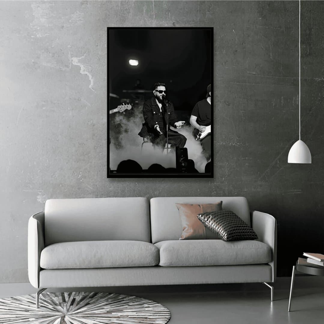 Karan Aujla Frame & Poster | HD Acrylic Music Album Wall Decor for Home & Office | Wall Ready Design Frames & Posters 4