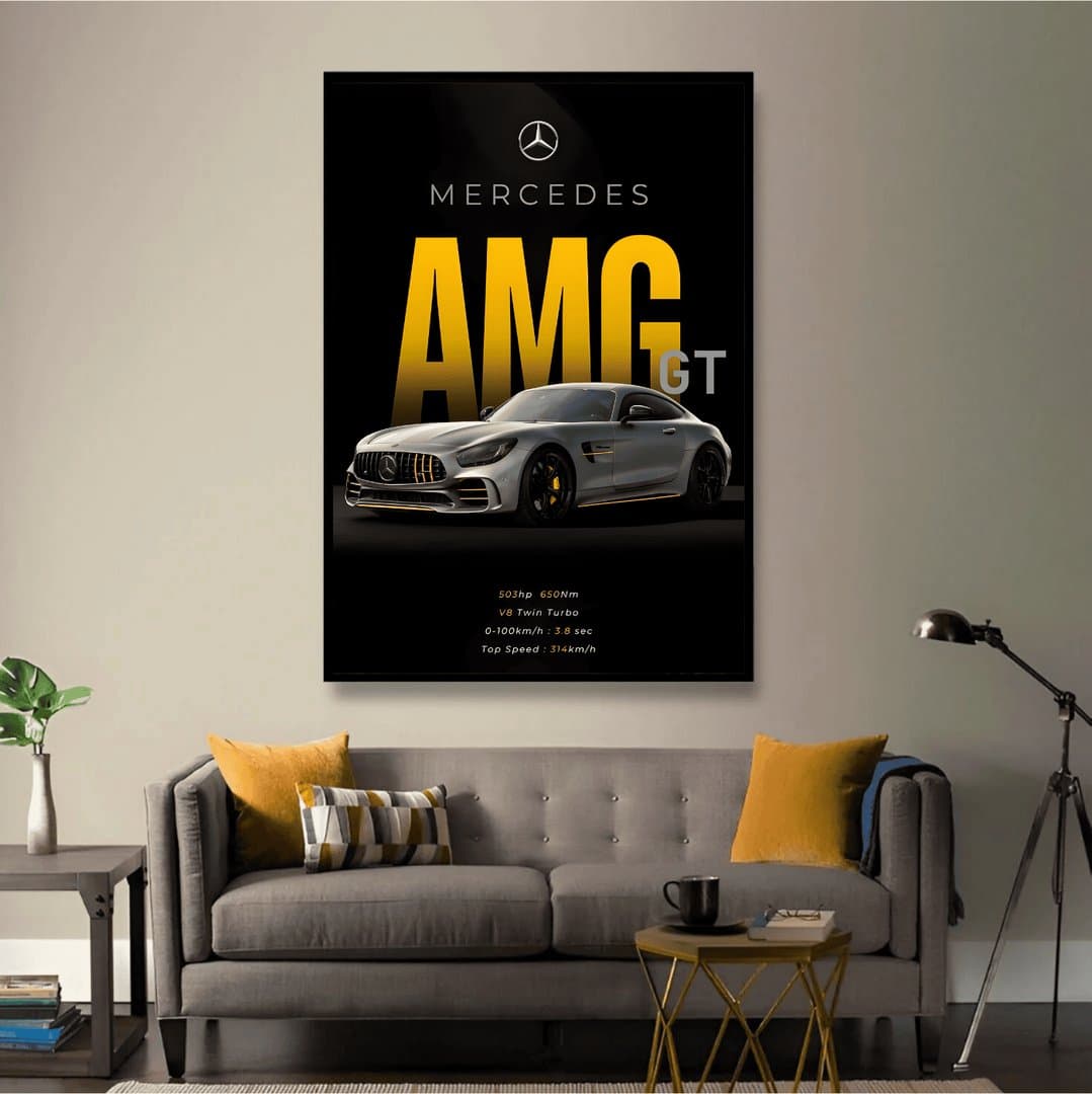 Mercedes-Benz G 63 AMG Frame & Poster | HD Acrylic Car Wall Decor for Home & Office | Wall Ready Design Frames & Posters 5