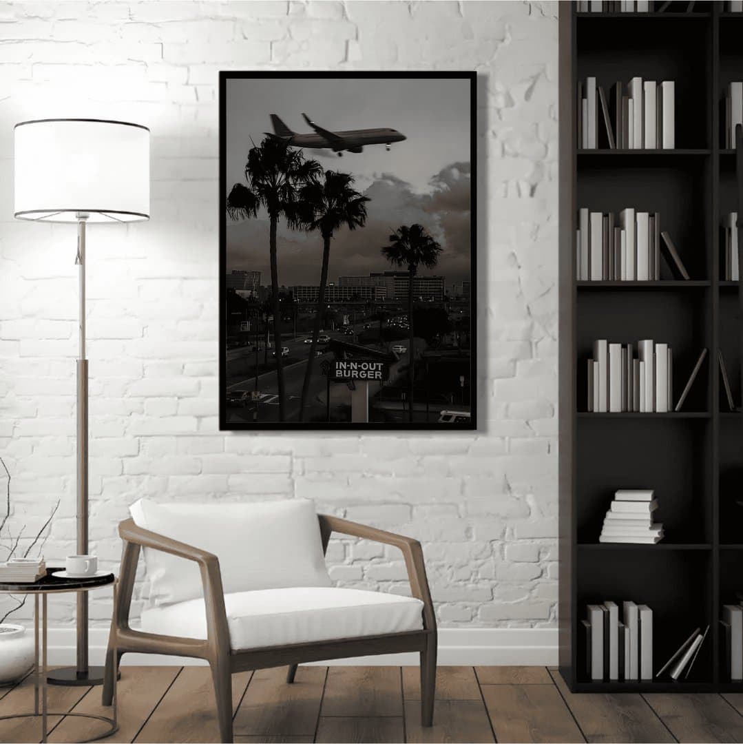 City Aesthetic (Black & White Aesthetic) Frame & Poster | HD Acrylic Black & White Aesthetic Wall Decor for Home & Office | Wall Ready Design Frames & Posters 5