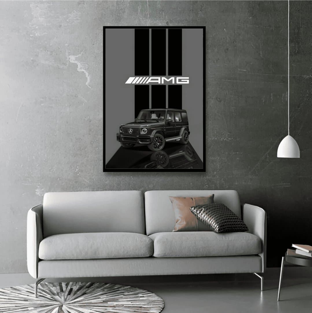 Mercedes-Benz G-Class Frame & Poster | HD Acrylic Car Wall Decor for Home & Office | Wall Ready Design Frames & Posters 3