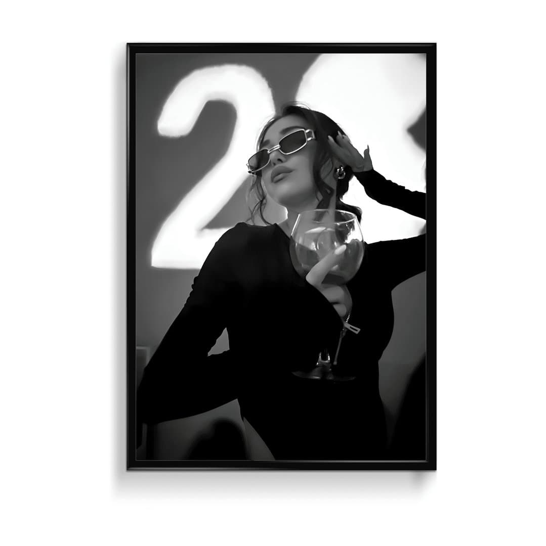 Nightlife Aesthetic (For Her) Frame & Poster | HD Acrylic For Her Wall Decor for Home & Office | Wall Ready Design Frames & Posters
