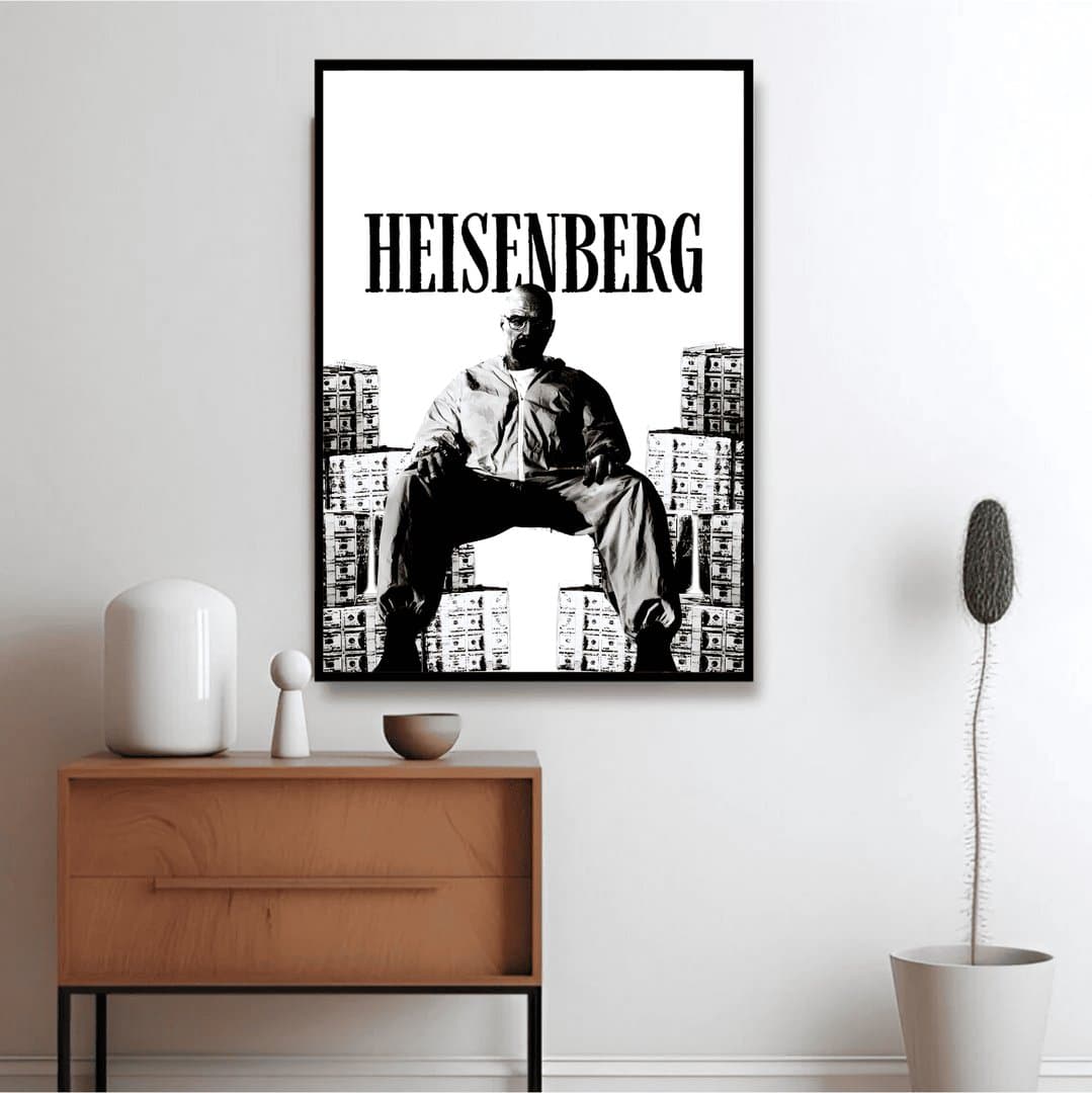 Heisenberg - Breaking Bad (Movie) Frame & Poster | HD Acrylic Movie Wall Decor for Home & Office | Wall Ready Design Frames & Posters 4