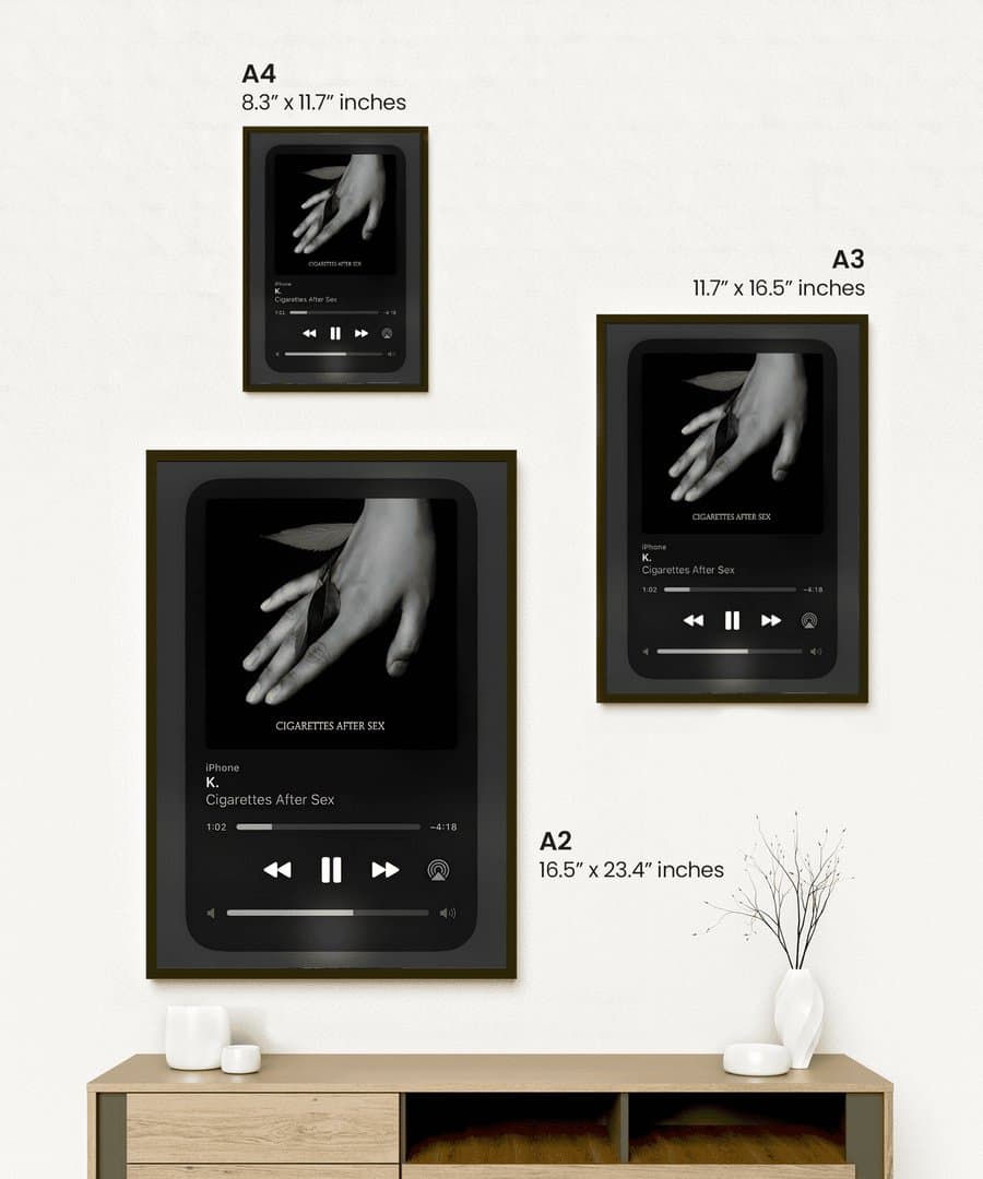 Cigarettes After Sex (Music Album) Frame & Poster | HD Acrylic Music Album Wall Decor for Home & Office | Wall Ready Design Frames & Posters 2