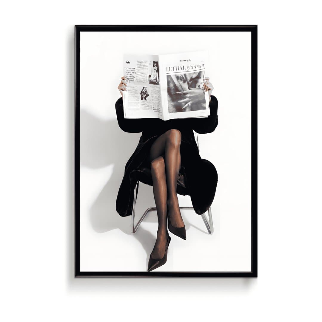 Lethal Glamour (For Her) Frame & Poster | HD Acrylic For Her Wall Decor for Home & Office | Wall Ready Design Frames & Posters