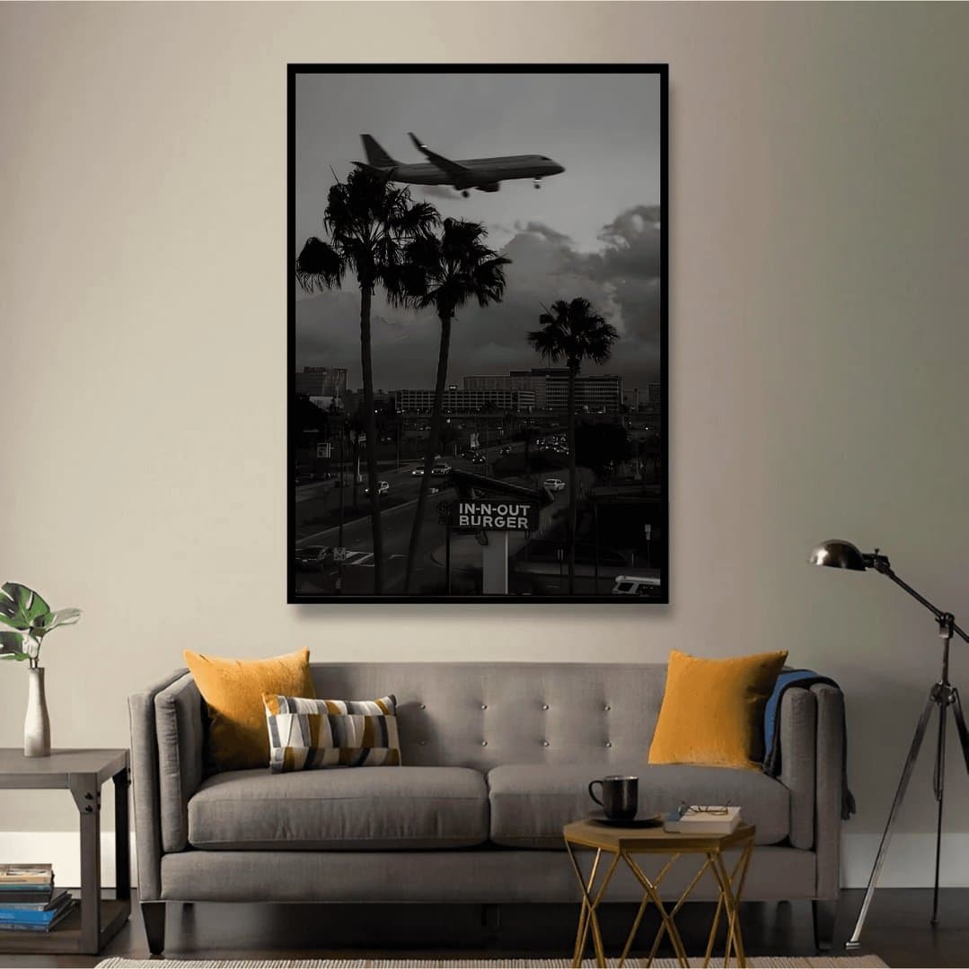 City Aesthetic (Black & White Aesthetic) Frame & Poster | HD Acrylic Black & White Aesthetic Wall Decor for Home & Office | Wall Ready Design Frames & Posters 3