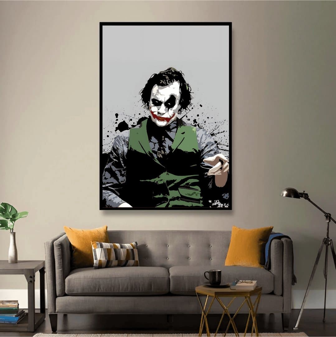 The Dark Knight Joker (Movie) Frame & Poster | HD Acrylic Movie Wall Decor for Home & Office | Wall Ready Design Frames & Posters 2