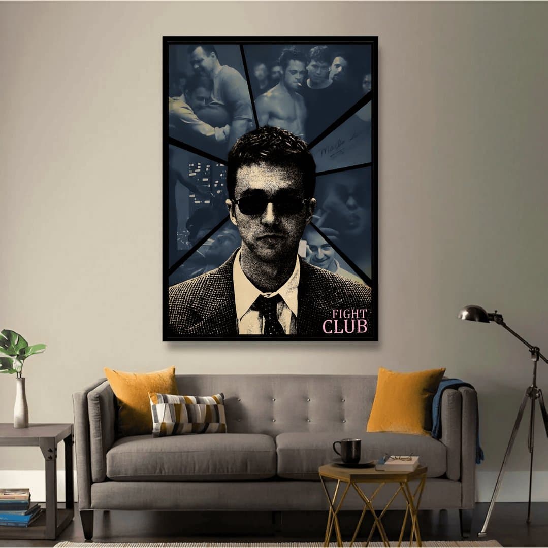 Jack Moore - Fight Club (Movie) Frame & Poster | HD Acrylic Movie Wall Decor for Home & Office | Wall Ready Design Frames & Posters 4